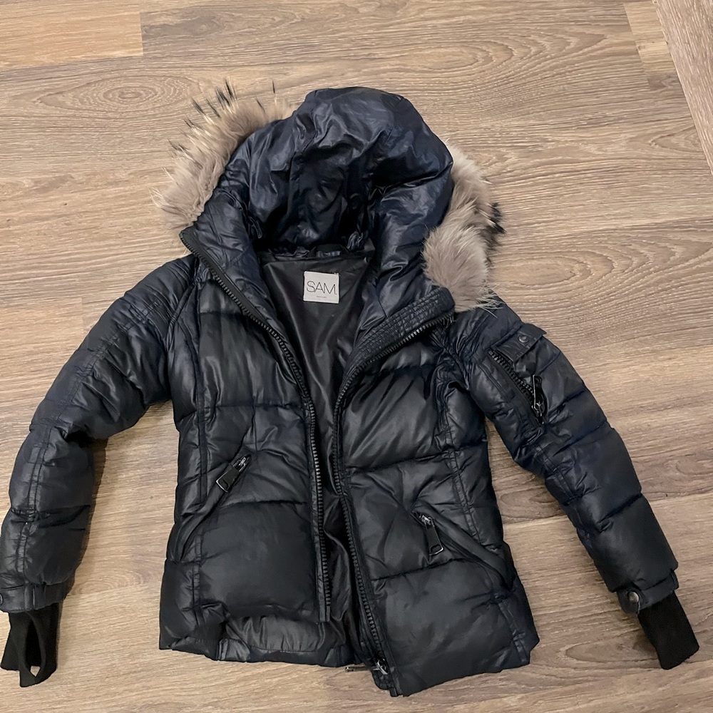 Navy Blue SAM coat- size 8 (childrens)
